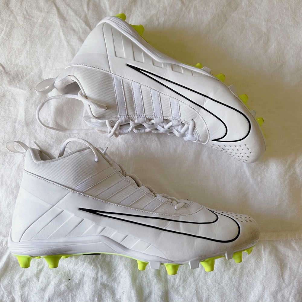 Nike Alpha Huarache 6 BG Lax-White-Black Volt 11 US